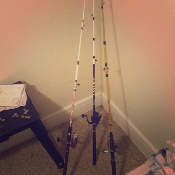 Fishing poles - Picture 1 of 1